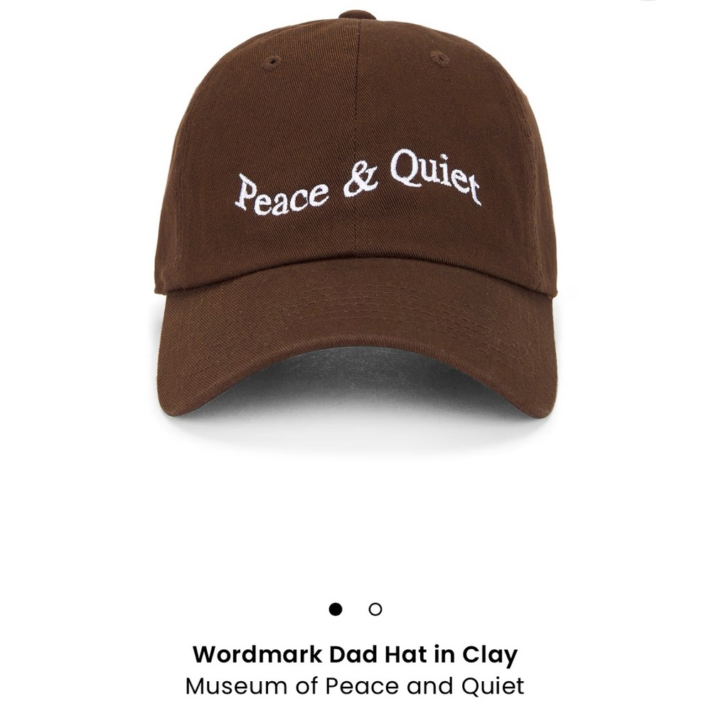 Brown Peace & Quiet Dad Hat